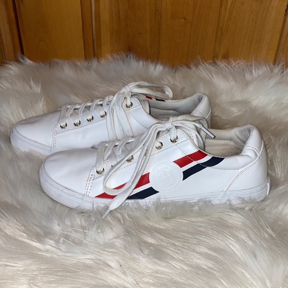 Tommy Hilfiger Lindee Striped Sneakers 8.5M - Picture 5 of 10